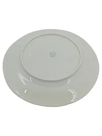 Bavaria Suppenteller Porzellan Weiß Goldrand Blumenmuster 24, 5cm 2