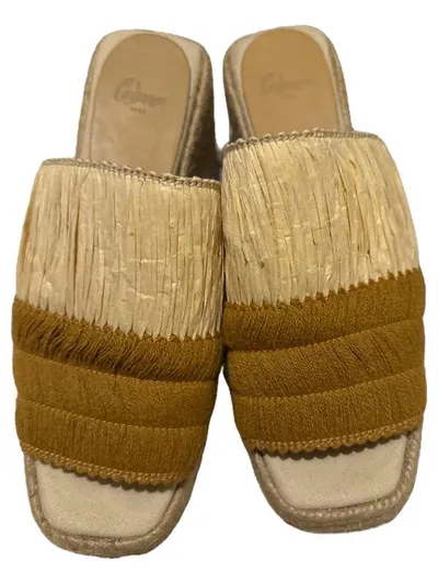 Castañer Damen Espadrille Keilabsatz Sandalen Bohemian Gr. 37