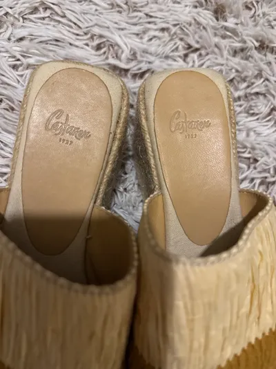 Castañer Damen Espadrille Keilabsatz Sandalen Bohemian Gr. 37
