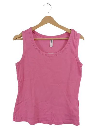 ever.me Damen Tanktop Rippstrick Pink Gr. L Ärmellos Basic Top