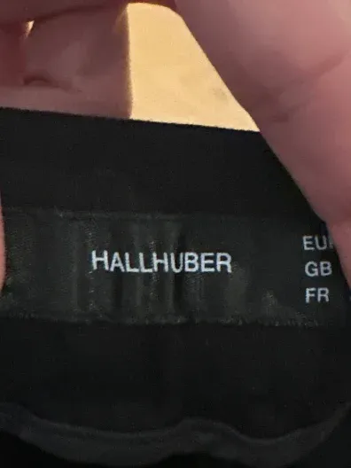 Hallhuber Damen Anzughose Stoffhose Schwarz Gr. 36 Business