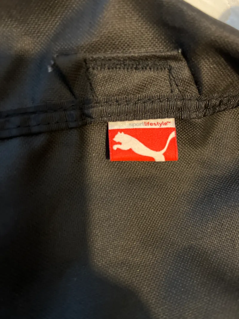 PUMA Sporttasche Reisetasche Schwarz Polyester Groß Logo Sport Fitness 5