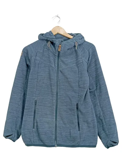 Bergans of Norway Fleecejacke Herren Gr. S Blau Outdoor Kapuze