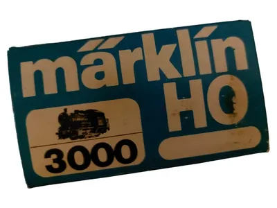 Märklin H0 3000 Dampflokomotive Schwarz Modelleisenbahn Lokomotive