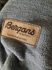 Bergans Fleecejacke Herren Gr. S Petrol Meliert Outdoor Kapuze 2