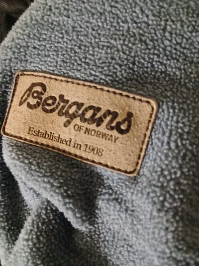 Bergans Fleecejacke Herren Gr. S Petrol Meliert Outdoor Kapuze