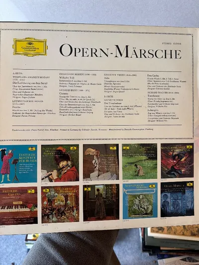 Opern-Märsche Vinyl LP Deutsche Grammophon Mozart Verdi Wagner Rossini
