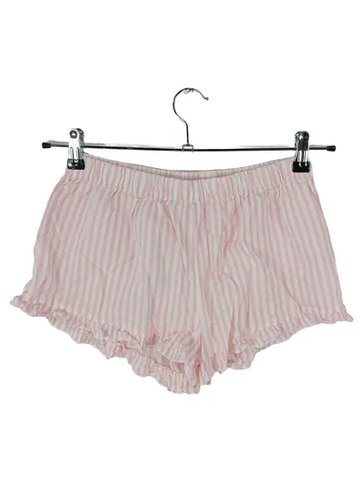 Love to Lounge Damen Shorts Pyjamahose Schlafshorts Rosa Gestreift Gr. S 38, 40