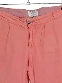Arqueonautas Damen Stoffhose Chino Rosa Gr. 30/38 Baumwolle Casual 3