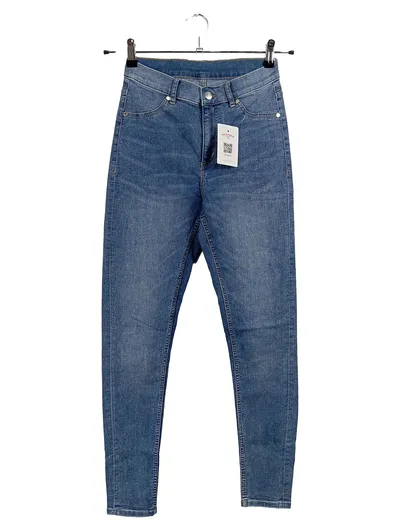 Cheap Monday Damen Jeans Skinny High Waist W28/29 Blau Stretch