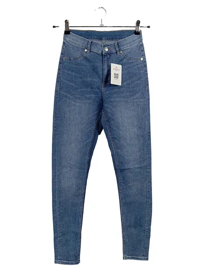 Cheap Monday Damen Jeans Skinny High Waist W28/29 Blau Stretch