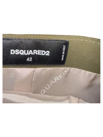 Dsquared2 Damen Bleistiftrock Oliv Gr. 42 Business Midirock