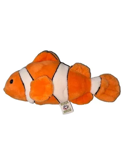 Nature Planet Clownfisch Plüschtier Kuscheltier Fisch Orange 29cm