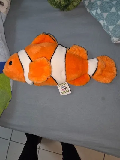 Nature Planet Clownfisch Plüschtier Kuscheltier Fisch Orange 29cm