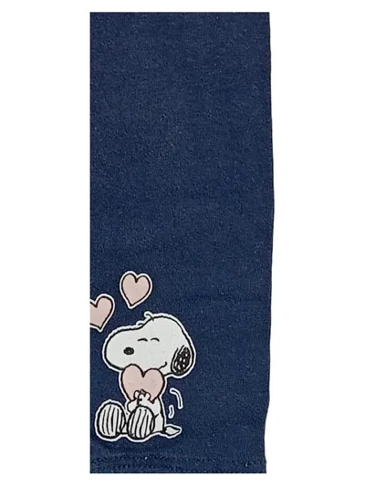 Peanuts Baby Leggings Blau Gr. 62 Snoopy Herzen Baumwolle