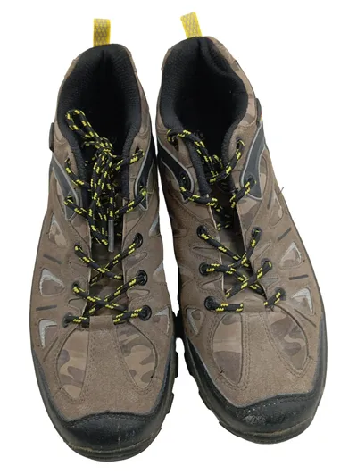 TOPLAY Herren Wanderschuhe Outdoorschuhe Braun Camouflage Gr. 41