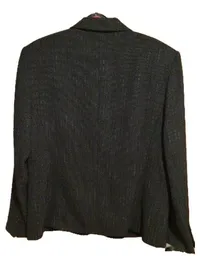 Barisal Damen Sakko Blazer Schwarz Nadelstreifen Gr. 42 Business 3