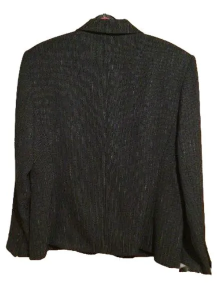 Barisal Damen Sakko Blazer Schwarz Nadelstreifen Gr. 42 Business 3