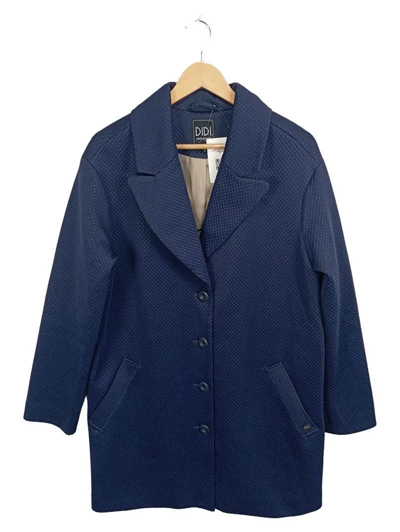 DIDI Pretty Different Damen Übergangsmantel Gr. L 42 Blau Klassisch 1