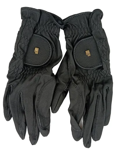 Roeckl Reithandschuhe Sporthandschuhe Schwarz Größe M Reitsport