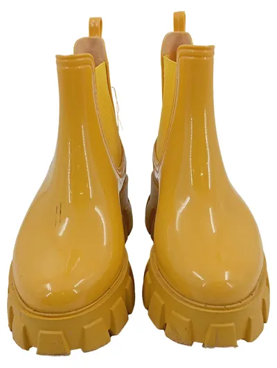 ASOS Gummistiefel Chelsea Boots Gelb Gr. 36 Damen Modisch