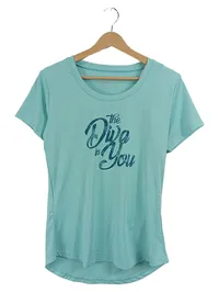 Energetics Damen Sport T-Shirt Türkis Gr. 40 L Funktionsshirt 1