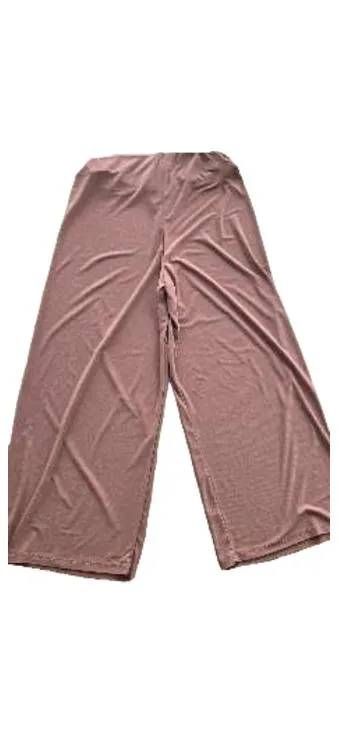 Zara Damen Hosenrock Culotte Rosa Gr. 36, S Viskose Elegant