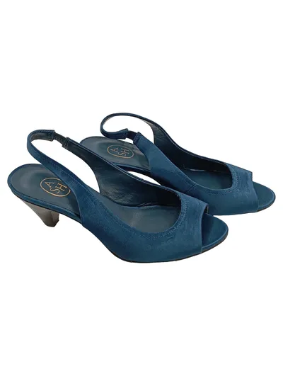 Ash Slingback Pumps Petrol Elegant Damen Gr. 37