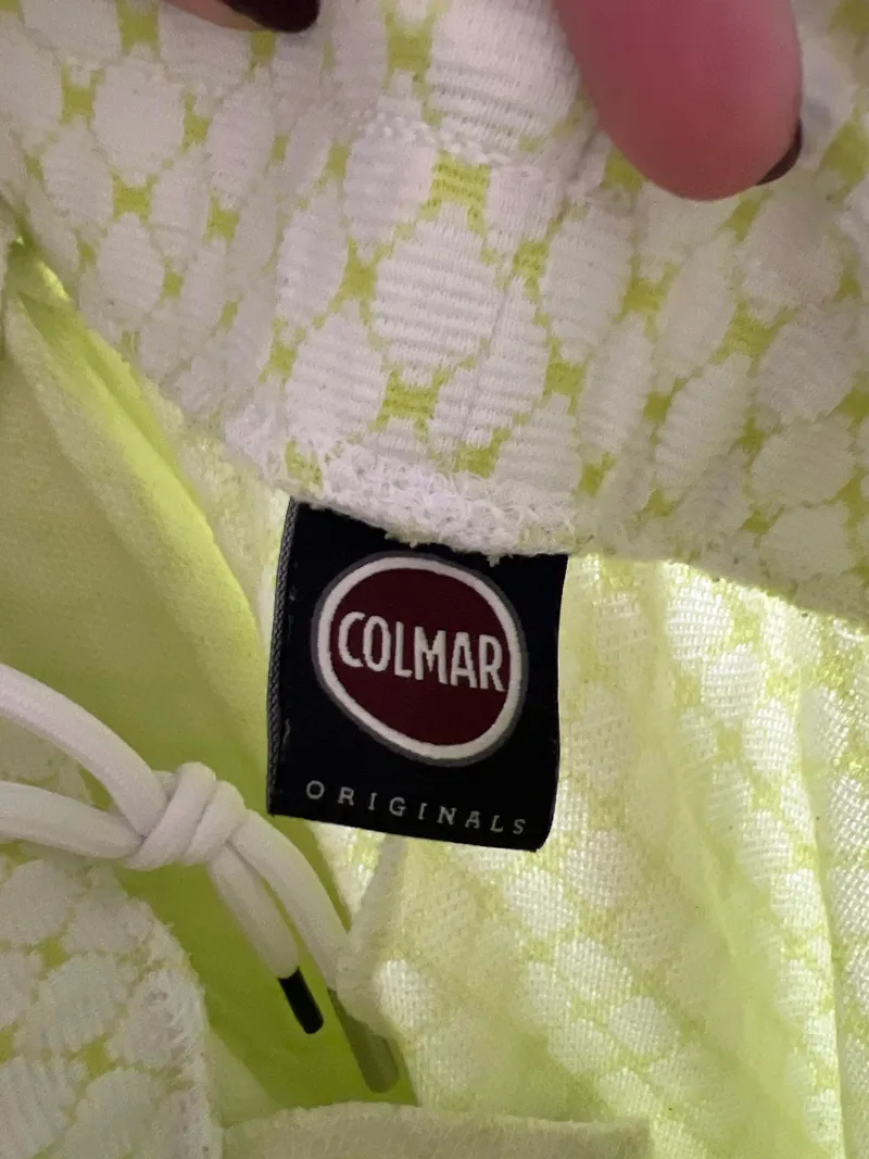 COLMAR Originals Damen Stoffhose Jogpants Gelb Muster Gr. L/40 2
