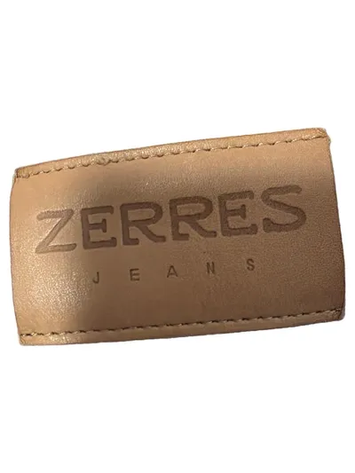 Zerres Jeans Damen Bootcut Schlaghose Strass Fransen Gr. 42 Hellblau