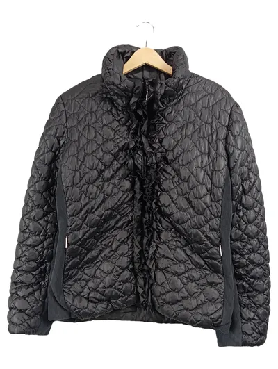 Airfield Damen Steppjacke Schwarz Gr. 36 S Rüschen