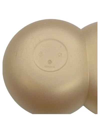 Tupperware Servierschale 4-fach Snackschale Beige Schwarz 6290A-2