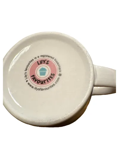 Lily's Favourites Kaffeetasse Blau Porzellan Haus Motiv Charmant 300ml