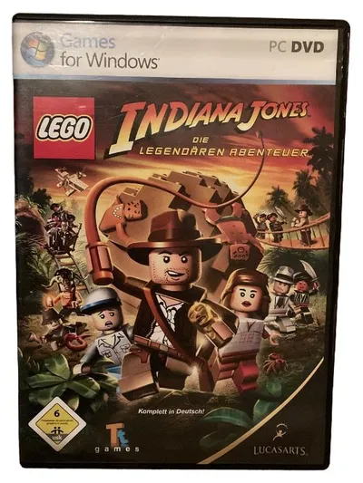 LEGO Indiana Jones: Die legendären Abenteuer PC DVD LucasArts Videospiel