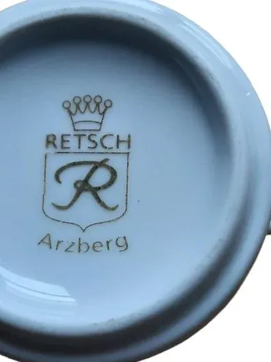 Arzberg Tasse Weiß Porzellan Klassisch 8 cm 4