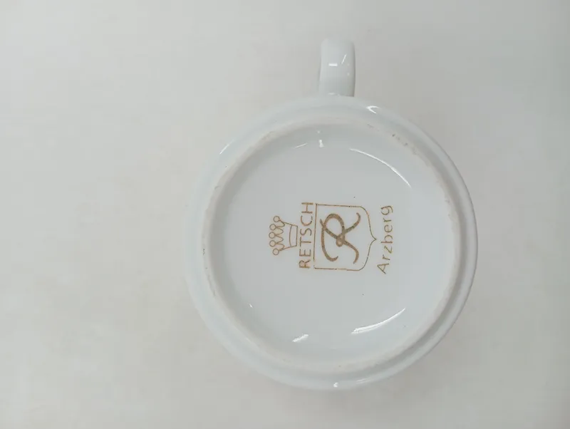 Arzberg Tasse Weiß Porzellan Klassisch 8 cm 7