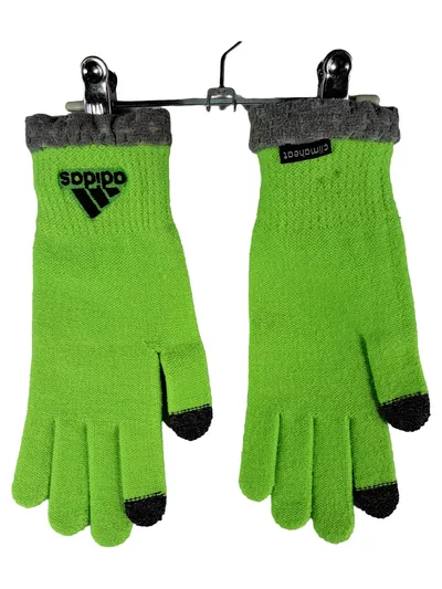adidas Climaheat Strickhandschuhe Herren Größe M Grün Touchscreen