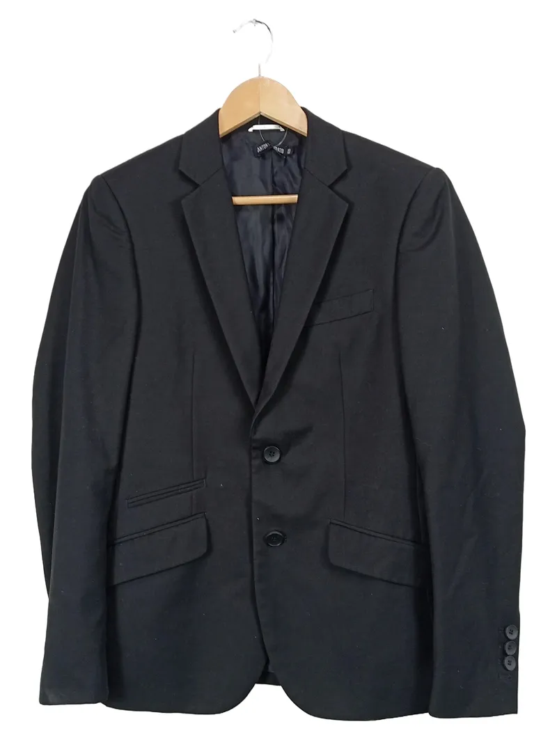 Antony Morato Herren Sakko Gr. 44/XS Schwarz Klassisch Business Blazer 1