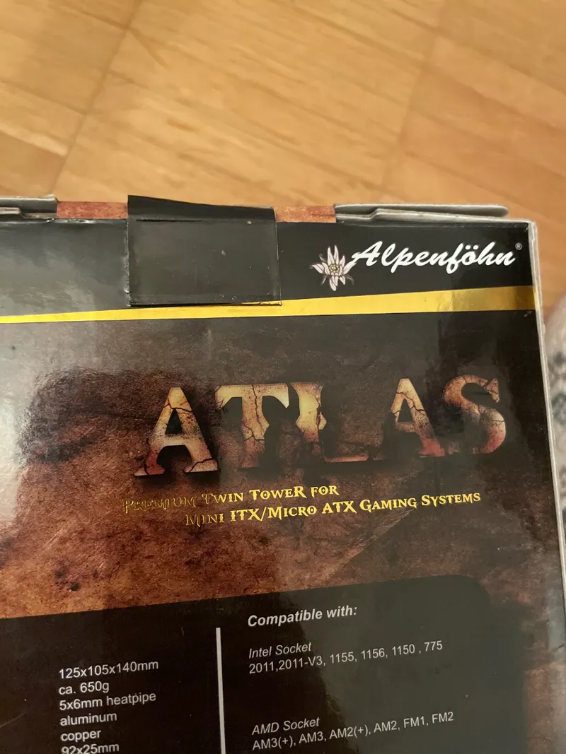 Alpenföhn Atlas Premium Twin Tower CPU Kühler Mini ITX Micro ATX 92mm PWM 2