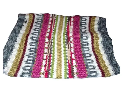 Barts Strickschal Schlauchschal Fair Isle Muster Mehrfarbig Damen