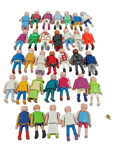 Playmobil Spielfiguren Set Konvolut Sammlung 33 Figuren Männchen Mehrfarbig