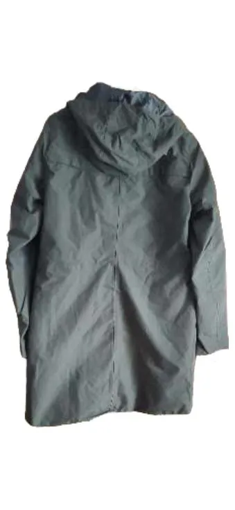 Crivit Damen Parka Regenjacke Outdoor Kapuze Oliv Gr. 40 L