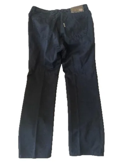 Harlem Walker Herren Jeans Straight Leg Schwarz Gr. 33 W33 Baumwolle