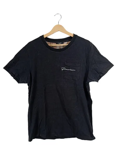 Jack & Jones Premium Herren T-Shirt Schwarz Gr. M Brusttasche