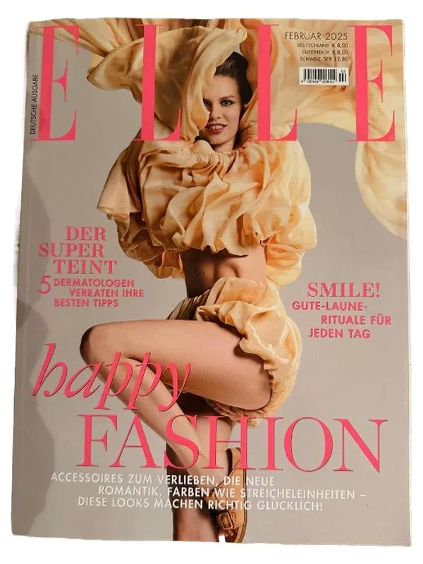 ELLE Deutsche Ausgabe Februar 2025 Happy Fashion Super Teint 1