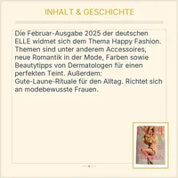 ELLE Deutsche Ausgabe Februar 2025 Happy Fashion Super Teint 3