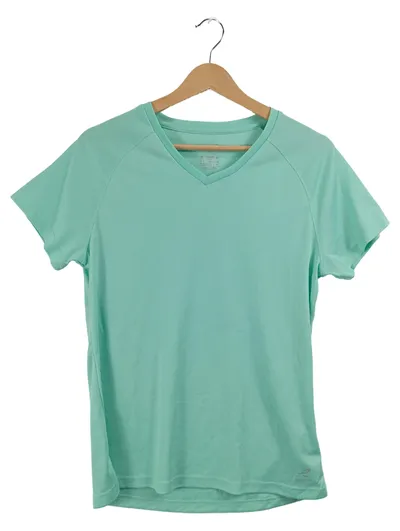 Energetics Damen Sport Shirt Gr. 42 XL Türkis Kurzarm DryPlus