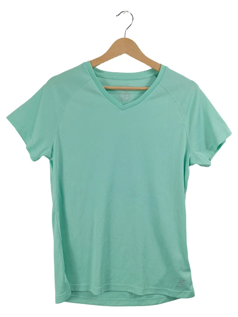 Energetics Damen Sport Shirt Gr. 42 XL Türkis Kurzarm DryPlus 1