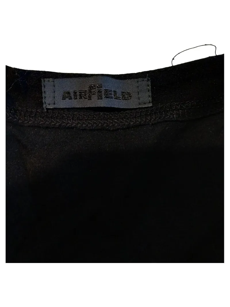 Airfield Damen Fellweste Kunstfell Strick Gr. 38 Schwarz Elegant 5