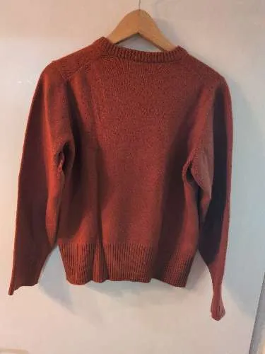 TRIXIE Pullover Herren Rot Gr. 52 XL Wolle Polyacryl Basic